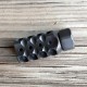 4 Star Mini Muzzle Brake w/lock nut - Black