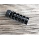5 Star Muzzle Brake w/lock nut  - Black
